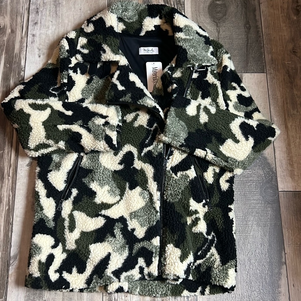 Fleece Camo Coat